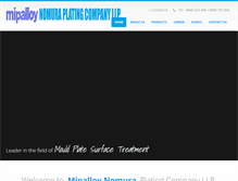 Tablet Screenshot of mipalloynomura.com